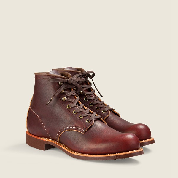 Red Wing Heritage Bot Erkek - Blacksmith - 6-Inch Oil-Slick Deri - Koyu Kahverengi - 80MOREPVS